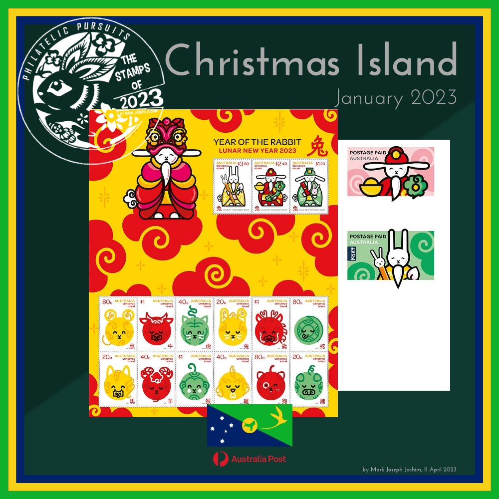 Stamps of 2023: Christmas Island (Jan. 2023) – Mark Joseph Jochim
